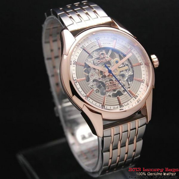 OMEGA DE VILLE Tourbillon Watches Red Gold on Steel Strap Om7017 OMEGA DE VILLE Tourbillon Watches Red Gold on Steel Strap Om7017