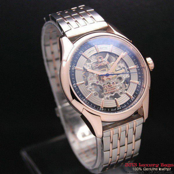OMEGA DE VILLE Tourbillon Watches Red Gold on Steel Strap Om7018 OMEGA DE VILLE Tourbillon Watches Red Gold on Steel Strap Om7018