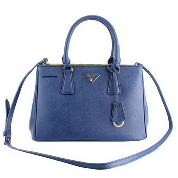 2013 Prada Saffiano Tote Bag 1801 Blue 2013 Prada Saffiano Tote Bag 1801 Blue