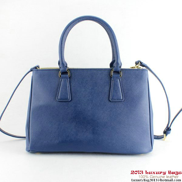 2013 Prada Saffiano Tote Bag 1801 Blue 2013 Prada Saffiano Tote Bag 1801 Blue