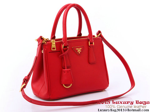 New Color Prada Saffiano Calfskin Leather Small Bag BN2316 Red New Color Prada Saffiano Calfskin Leather Small Bag BN2316 Red