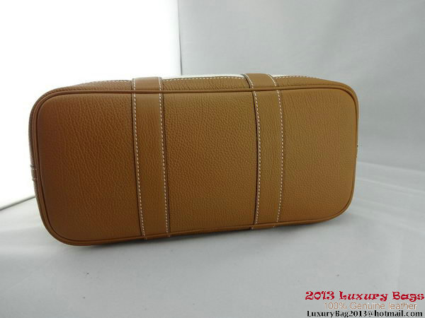 Hermes Garden Party 30CM Bag Fabric Light Brown Hermes Garden Party 30CM Bag Fabric Light Brown