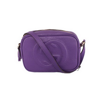 Gucci Soho Calfskin Leather Disco Bag 308364 Violet Gucci Soho Calfskin Leather Disco Bag 308364 Violet
