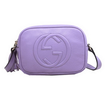 Gucci Soho Calfskin Leather Disco Bag 308364 Lavender Gucci Soho Calfskin Leather Disco Bag 308364 Lavender