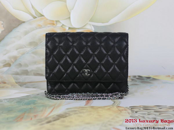 Chanel A33814 Original Cannage Leather mini Flap Bag Black Chanel A33814 Original Cannage Leather mini Flap Bag Black