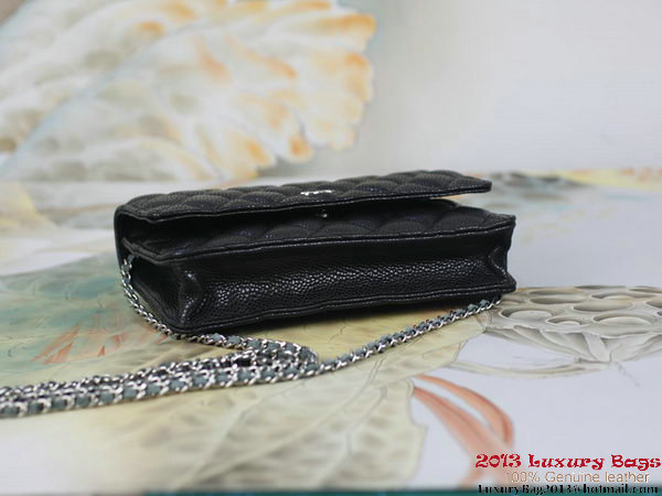 Chanel A33814 Original Cannage Leather mini Flap Bag Black Chanel A33814 Original Cannage Leather mini Flap Bag Black