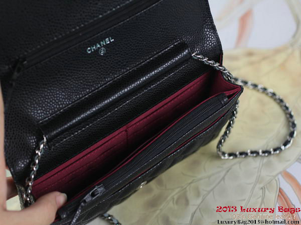Chanel A33814 Original Cannage Leather mini Flap Bag Black Chanel A33814 Original Cannage Leather mini Flap Bag Black