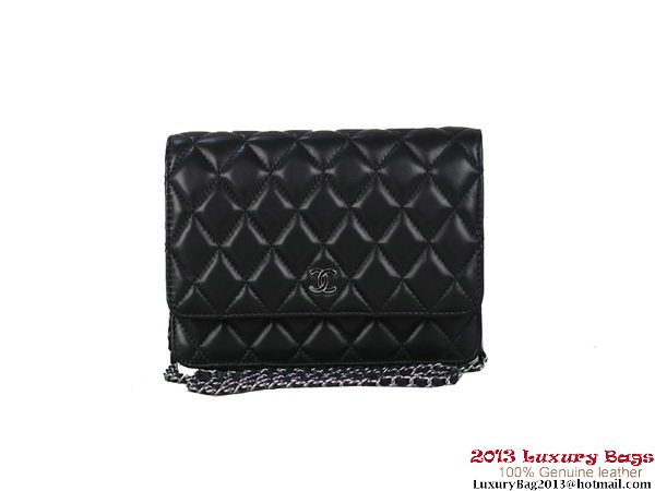 Chanel A33814 Original Leather mini Flap Bag Black