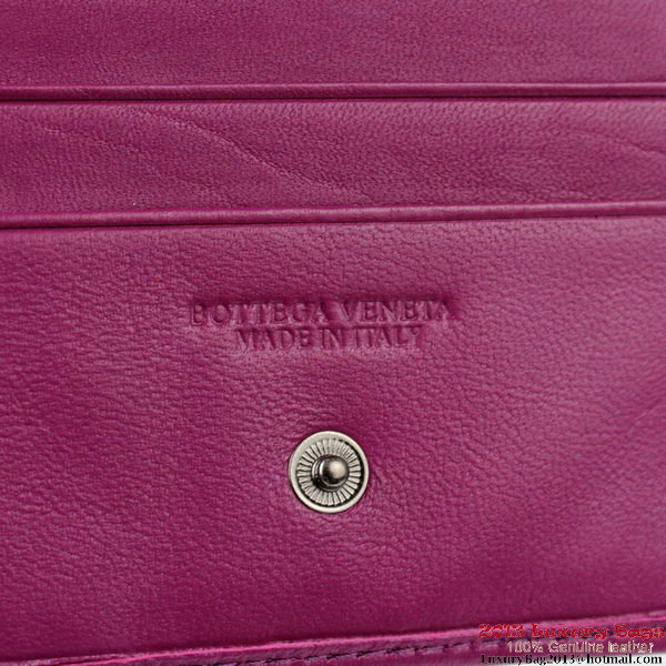 Bottega Veneta Intrecciato Light Calf Card Case BV188 Purple Bottega Veneta Intrecciato Light Calf Card Case BV188 Purple