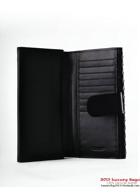 Bottega Veneta Intrecciato Nappa Continental Wallet BV1587 Black Bottega Veneta Intrecciato Nappa Continental Wallet BV1587 Black