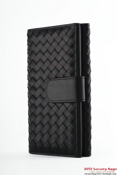 Bottega Veneta Intrecciato Nappa Continental Wallet BV1587 Black Bottega Veneta Intrecciato Nappa Continental Wallet BV1587 Black