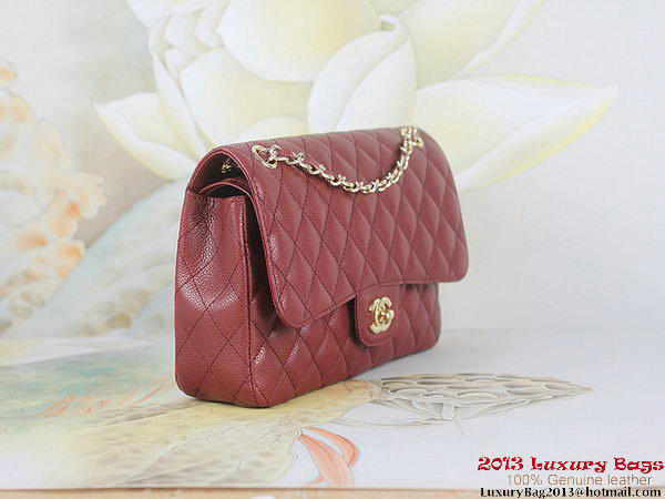 Chanel 2.55 Classic Flap Bag Bordeaux Original Cannage Patterns Leather Gold Chanel 2.55 Classic Flap Bag Bordeaux Original Cannage Patterns Leather Gold