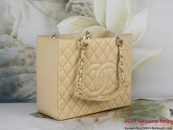 Chanel A50995 Apricot Original Cannage Leather Shoulder Bag Gold Chanel A50995 Apricot Original Cannage Leather Shoulder Bag Gold
