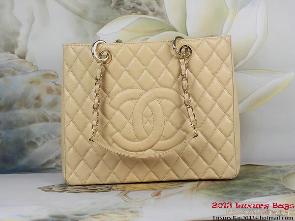 Chanel A50995 Apricot Original Cannage Leather Shoulder Bag Gold Chanel A50995 Apricot Original Cannage Leather Shoulder Bag Gold