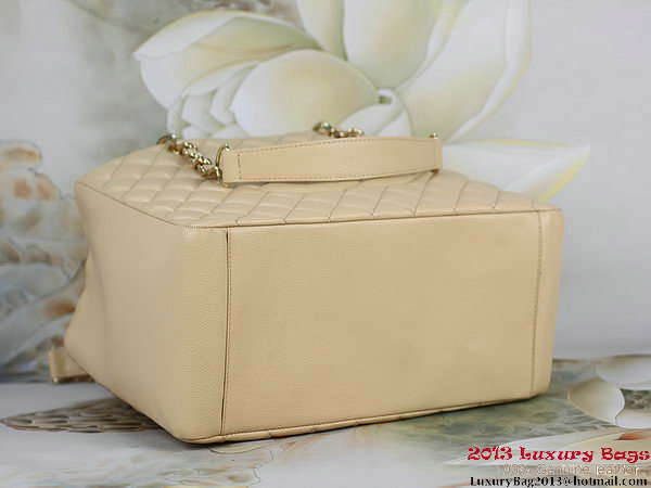 Chanel A50995 Apricot Original Cannage Leather Shoulder Bag Gold Chanel A50995 Apricot Original Cannage Leather Shoulder Bag Gold