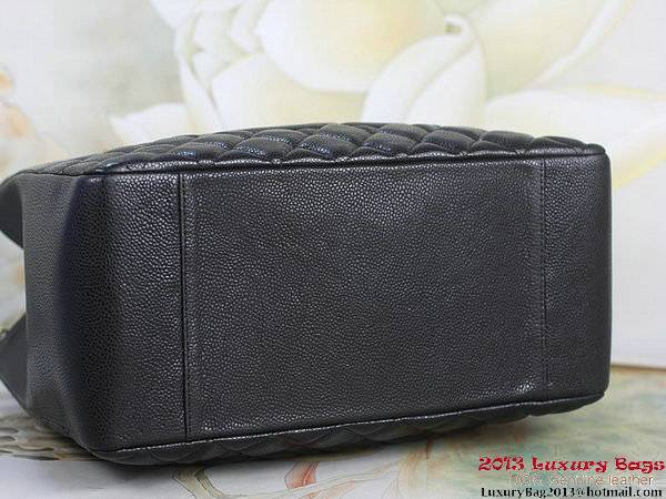 Chanel A50995 Black Original Cannage Leather Shoulder Bag Gold Chanel A50995 Black Original Cannage Leather Shoulder Bag Gold