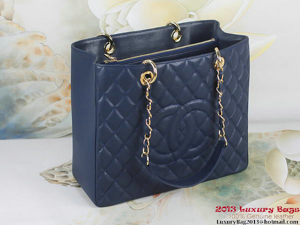 Chanel A50995 RoyalBlue Original Cannage Leather Shoulder Bag Gold Chanel A50995 RoyalBlue Original Cannage Leather Shoulder Bag Gold
