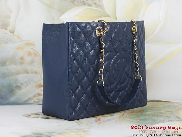 Chanel A50995 RoyalBlue Original Cannage Leather Shoulder Bag Gold Chanel A50995 RoyalBlue Original Cannage Leather Shoulder Bag Gold
