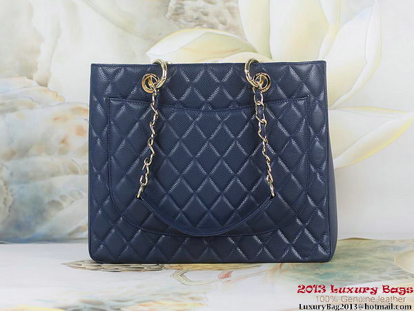 Chanel A50995 RoyalBlue Original Cannage Leather Shoulder Bag Gold Chanel A50995 RoyalBlue Original Cannage Leather Shoulder Bag Gold