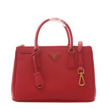 Prada Saffiano Leather 30cm Tote Bag BN1801 Red Prada Saffiano Leather 30cm Tote Bag BN1801 Red