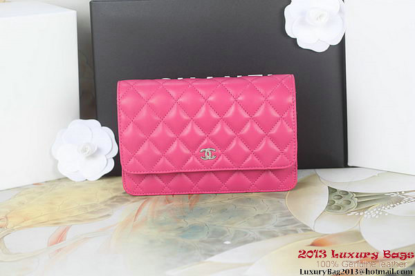 Chanel A33814 Original Sheepskin Leather mini Flap Bag Rose Chanel A33814 Original Sheepskin Leather mini Flap Bag Rose