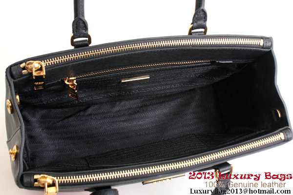 Prada Saffiano 30cm Tote Bag BN1801 - Black Prada Saffiano 30cm Tote Bag BN1801 - Black