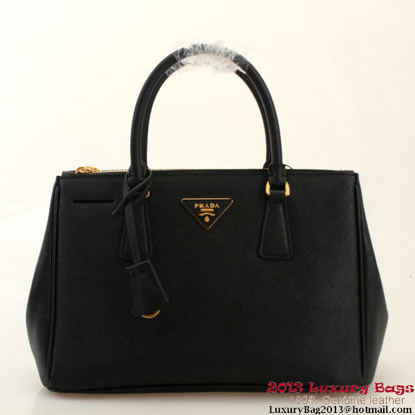 Prada Saffiano 30cm Tote Bag BN1801 - Black Prada Saffiano 30cm Tote Bag BN1801 - Black