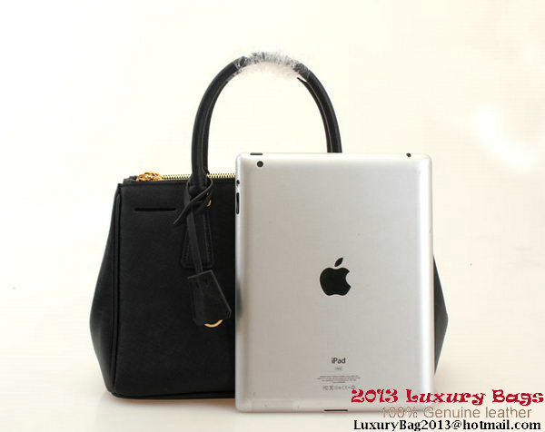 Prada Saffiano 30cm Tote Bag BN1801 - Black Prada Saffiano 30cm Tote Bag BN1801 - Black