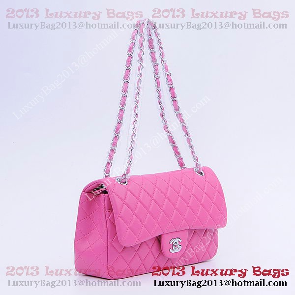 Chanel 2.55 Series Classic Flap Bag 1112 Peach Sheepskin Silver Chanel 2.55 Series Classic Flap Bag 1112 Peach Sheepskin Silver