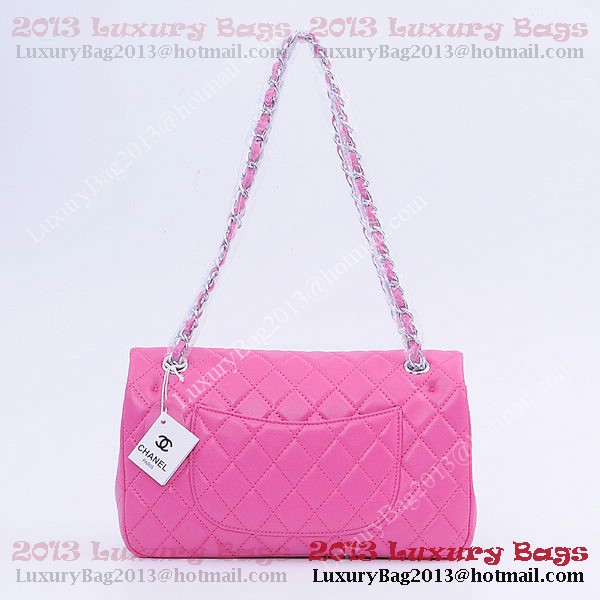 Chanel 2.55 Series Classic Flap Bag 1112 Peach Sheepskin Silver Chanel 2.55 Series Classic Flap Bag 1112 Peach Sheepskin Silver