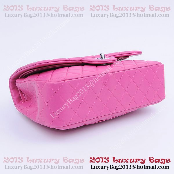 Chanel 2.55 Series Classic Flap Bag 1112 Peach Sheepskin Silver Chanel 2.55 Series Classic Flap Bag 1112 Peach Sheepskin Silver