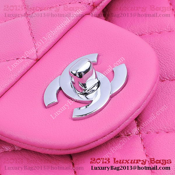 Chanel 2.55 Series Classic Flap Bag 1112 Peach Sheepskin Silver Chanel 2.55 Series Classic Flap Bag 1112 Peach Sheepskin Silver