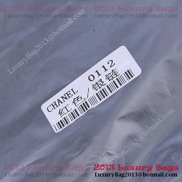 Chanel 2.55 Series Classic Flap Bag 1112 Red Sheepskin Silver Chanel 2.55 Series Classic Flap Bag 1112 Red Sheepskin Silver