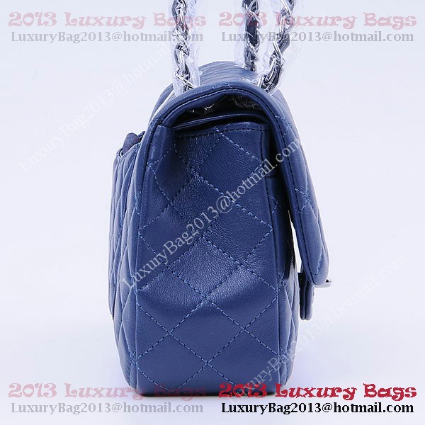 Chanel 2.55 Series Classic Flap Bag 1112 RoyalBlue Sheepskin Silver Chanel 2.55 Series Classic Flap Bag 1112 RoyalBlue Sheepskin Silver