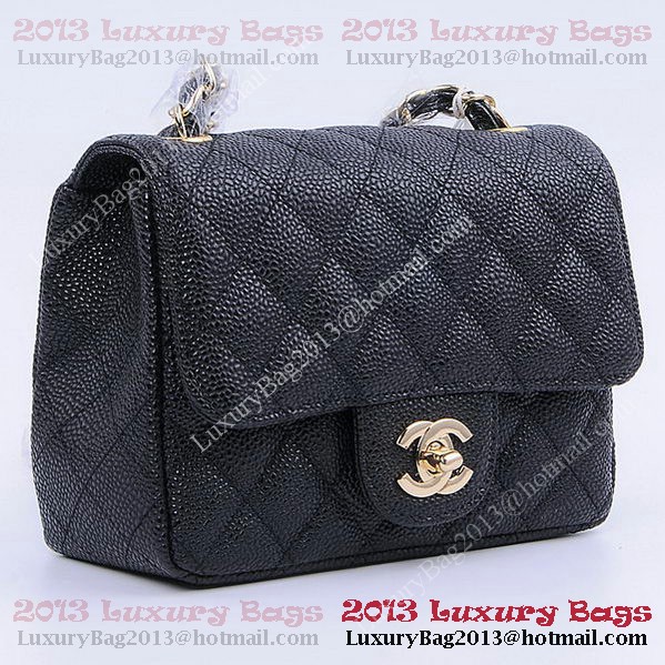 Chanel mini Classic Flap Bag Black Cannage Patterns 1115 Gold Chanel mini Classic Flap Bag Black Cannage Patterns 1115 Gold