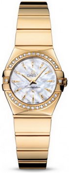 Omega Constellation Polished Quarz Mini Watch 158637C