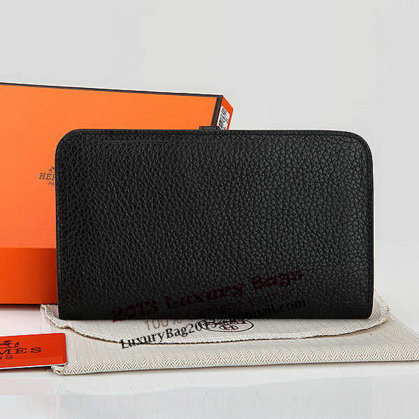 Hermes Dogon Combined Wallet A508 Black Hermes Dogon Combined Wallet A508 Black