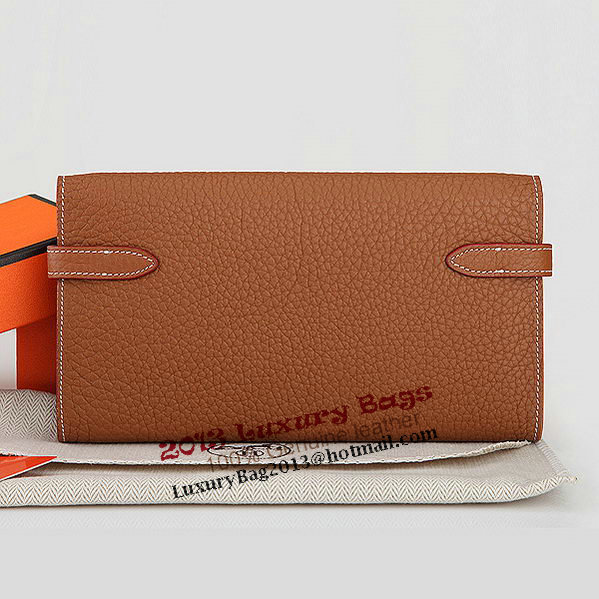 Hermes Kelly Original Leather Bi-Fold Wallet A708 Camel Hermes Kelly Original Leather Bi-Fold Wallet A708 Camel
