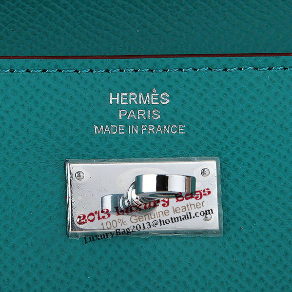 Hermes Kelly Original Saffiano Leather Bi-Fold Wallet A708 Light Green Hermes Kelly Original Saffiano Leather Bi-Fold Wallet A708 Light Green