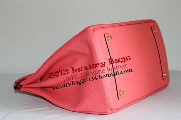 Hermes Birkin 35CM Tote Bag Light Red Clemence Leather H6089 Gold Hermes Birkin 35CM Tote Bag Light Red Clemence Leather H6089 Gold