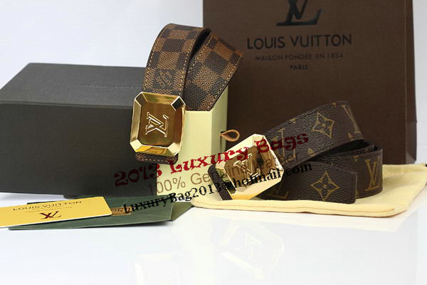 Louis Vuitton Monogram Canvas Belt LV2065 Louis Vuitton Monogram Canvas Belt LV2065