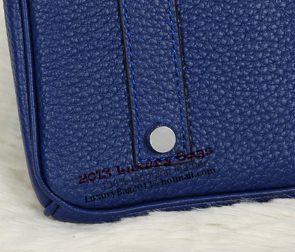 Hermes Birkin 35CM Tote Bag RoyalBlue Clemence Leather H35 Silver Hermes Birkin 35CM Tote Bag RoyalBlue Clemence Leather H35 Silver