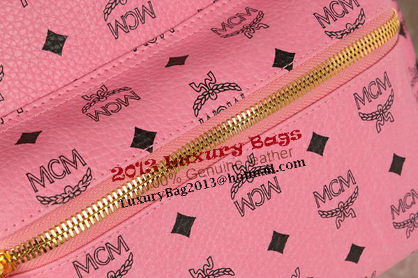 MCM Stark Backpack Jumbo in Calf Leather 8006 Pink MCM Stark Backpack Jumbo in Calf Leather 8006 Pink