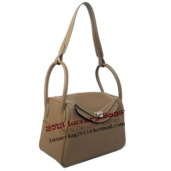 Hermes Lindy 30CM Havanne Shoulder Bag Gray Hermes Lindy 30CM Havanne Shoulder Bag Gray