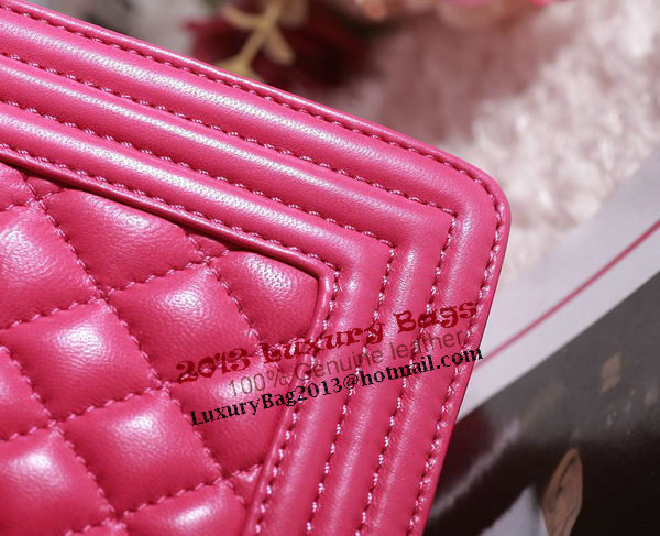 Chanel Boy Flap Shoulder Bag in Rose Lambskin Leather A67086 Gold Chanel Boy Flap Shoulder Bag in Rose Lambskin Leather A67086 Gold