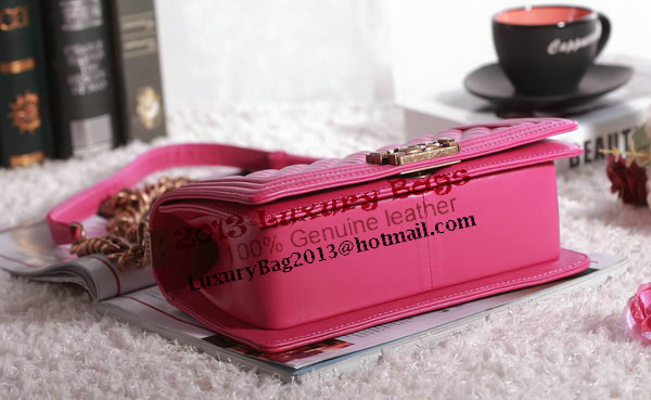 Chanel Boy Flap Shoulder Bag in Rose Lambskin Leather A67086 Gold Chanel Boy Flap Shoulder Bag in Rose Lambskin Leather A67086 Gold