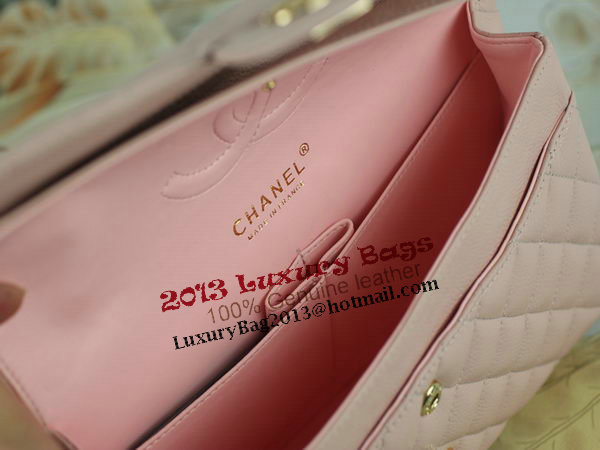 Chanel 2.55 Series Classic Flap Bag 1112 Pink Cannage Pattern Original Leather Gold Chanel 2.55 Series Classic Flap Bag 1112 Pink Cannage Pattern Original Leather Gold