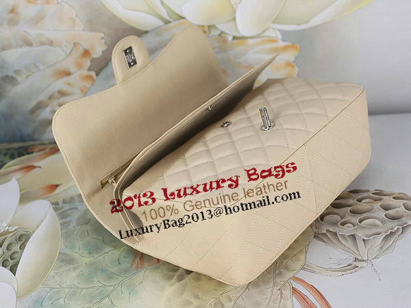 Chanel Classic Flap Bag 1113 Apricot Original Cannage Pattern Leather Silver Chanel Classic Flap Bag 1113 Apricot Original Cannage Pattern Leather Silver