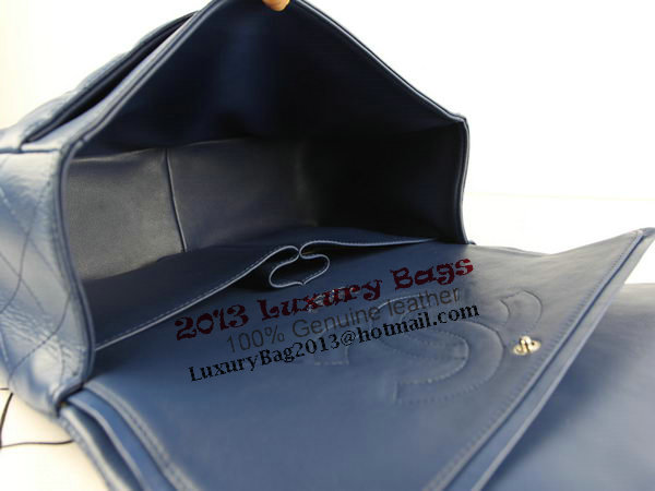 Chanel Classic Flap Bag 1113 RoyalBlue Original Sheepskin Leather Silver Chanel Classic Flap Bag 1113 RoyalBlue Original Sheepskin Leather Silver