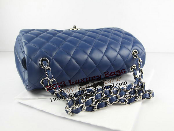 Chanel Classic Flap Bag 1113 RoyalBlue Original Sheepskin Leather Silver Chanel Classic Flap Bag 1113 RoyalBlue Original Sheepskin Leather Silver